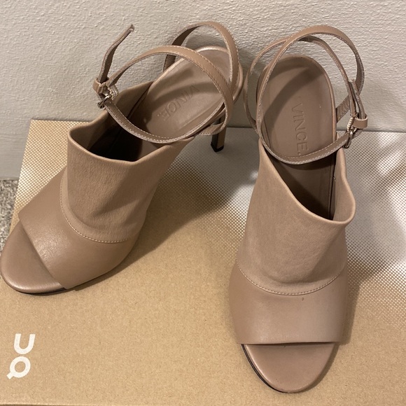 Vince. Vero Cuoio Strappy Heels - Picture 2 of 6
